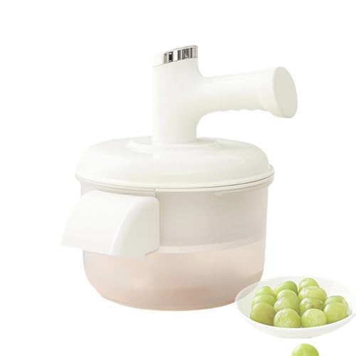 Davivian Máquina Peladora De Uvas - Pelador Automático de Piel,Máquina Automática Para Pelar Uvas | Para Hogar Frutas Pequeñas Bayas Tomate Cereza Ajo
