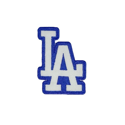 NH LA Los Angeles Iron On Patches - Embroidery Applique Patches for Decoration
