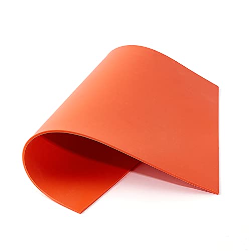 BENECREAT Rubberen blok, A4 (30 x 21 cm), rood, zacht rubberstempelblok, voor stempelmachines, 2 mm dik - Image 8