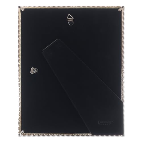 Lawrence Frames Rope Design Metal Frame, 8x10, Matted 5x7, Gold
