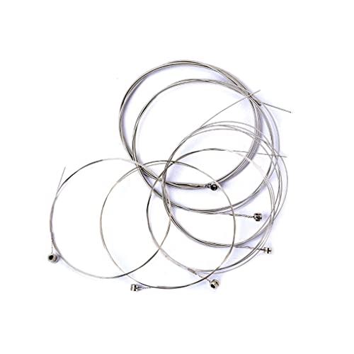 wueiooskj 6 Pièces Cordes de Guitare Électrique Professionnelle Robuste Durable Argent Instrument Accessoires pour… - Les Beatles, Paul McCartney, John Lennon, RIngo Starr, George Harrison wueiooskj 6 Pièces Cordes de Guitare Électrique Professionnelle Robuste Durable Argent Instrument Accessoires pour… – Image 4
