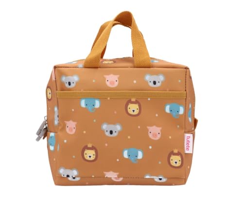 Tutete Bolsa Térmica Infantil para Comida | Bolsa térmica infantil pequeña y fácil de usar | Ideal para almuerzos y meriendas | Exterior impermeable, lavable y resistente | animal friends