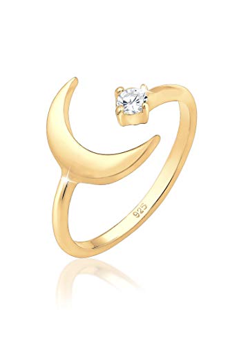 Bague argent 925 femme Elli astro look noble et luxueux
