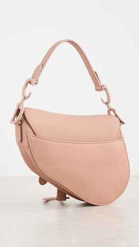 Dior Women's Pre-Loved Pink Calfskin Ultra Matte Saddle Bag4