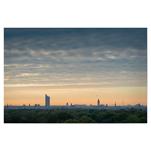 artboxONE Poster 120x80 cm Leipzig Städte Ein Morgen in Leipzig