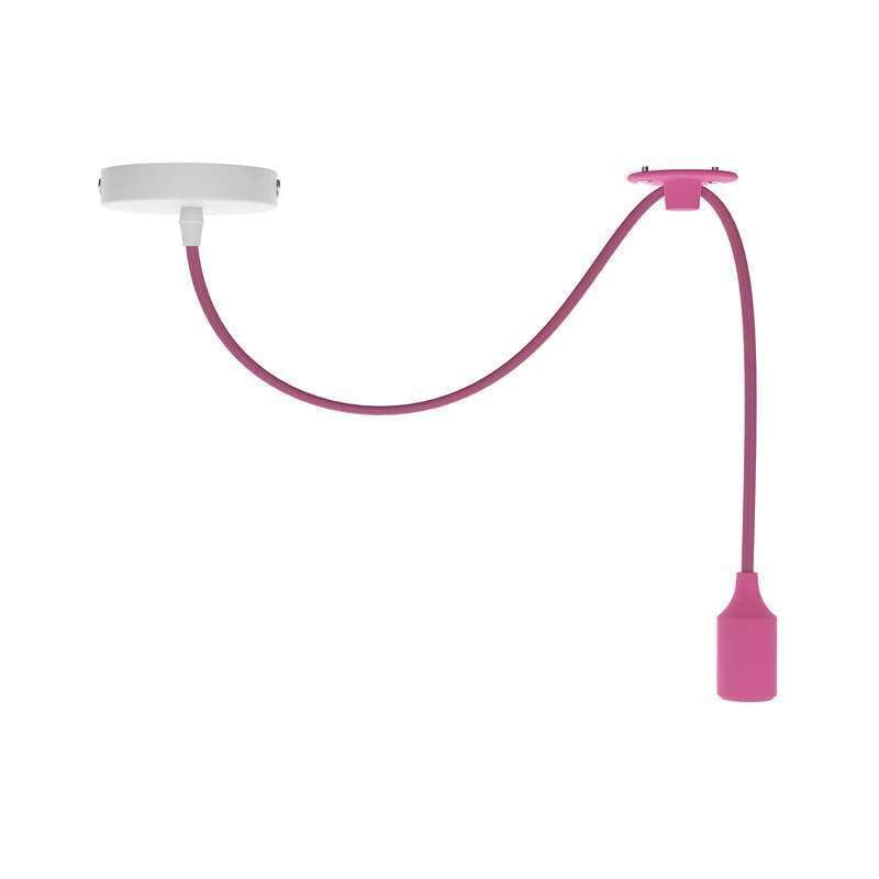 Pink Spider Pendant Light with Adjustable Cable Vintage Industrial E27 Hanging Ceiling Fixture DIY Chandelier Lighting Kit for Kitchen Island, Bed Room, Cafe, Restaurant