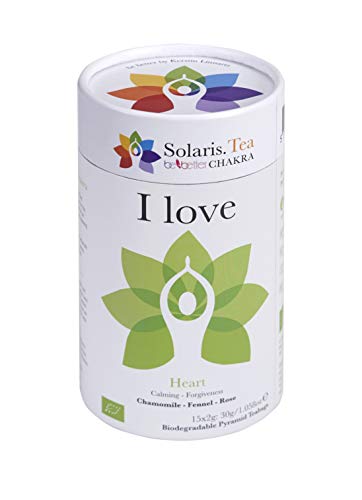 'I love' BIO Tee - Be Better CHAKRA Yoga by Kerstin Linnartz, 15x...