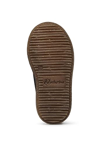 Naturino Albus VL-Nappa Leather and Suede Sneakers-Black3