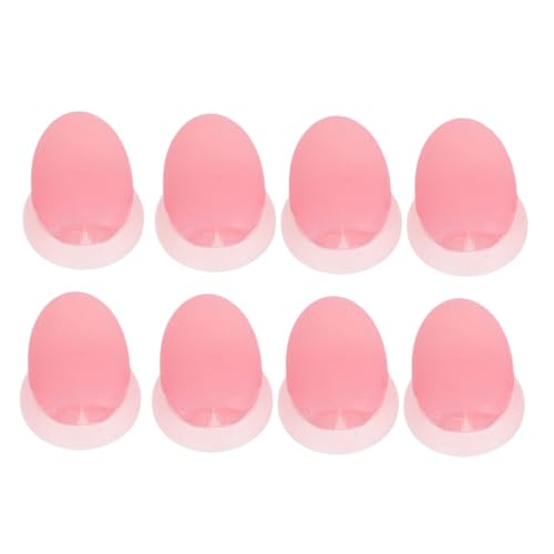 Baluue Silicone Lip Brush Covers 8 Pack Anti-loss Waterproof and Sturdy for Easy Drying Shape