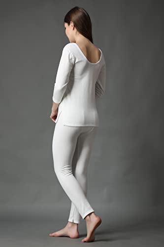 Image of FF Winter Wear Thermal Upper Vest and Bottom Lower Warmer Combo for Women Long Johns Underwear Set
