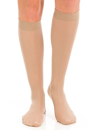 Berkshire Womens Opaque Knee High With Sandalfoot Toe - 3 Pack