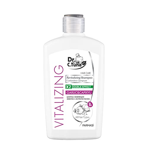Farmasi Dr.C.Tuna Vitalisierendes Knoblauch-Shampoo 500 ML - schützt vor Bruch und Verschütten. Formel entwickelt und angereichert mit Knoblauch und Capixy, 1108062 Cover