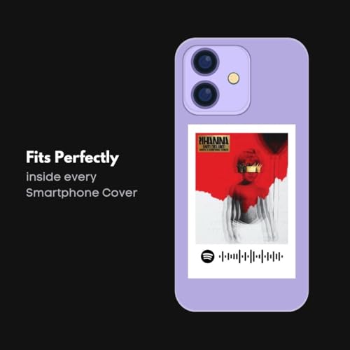 Image of Rihanna Poster | Rihanna Songs Mini Posters (Set of 15) | Rihanna's Umbrella, Diamonds & more Songs Mini Poster (8 x 6 cm) Posters for Phone Accessories, Bedroom, Office, room decoration