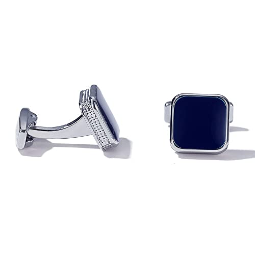 Image of S&W Wedding Cufflinks for Men Cuffs with Gift Box Business for Tuxedo Shirt