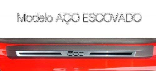 Soleira Resinada Premium Fiat 500 2010 11 12 13 14 15 4 Peças
