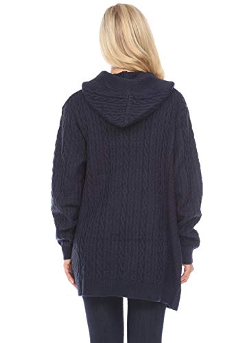 Image of SIMPLY COUTURE Women's Casual Pullover Cable-Knit Oversize Sweater