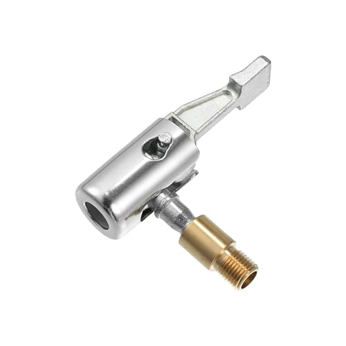 uxcell Car Air Chuck Tire Inflator Hose Adapter Locking Tire Air Chuck with Tire Valve Thread for Portable Tire Pump