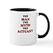 CafePress The Man The Myth The Actuary Mugs Ceramic Coffee Mug, Tea Cup 11 oz