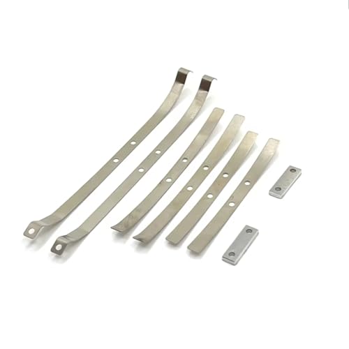 Essieu arrière MN82 robuste en acier inoxydable JYYTERD pour fixer la plaque à ressort