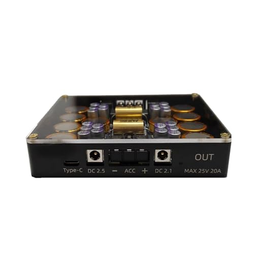 Amplificateur de carte son 5V-25V 20A avec agencement de condensateur en aluminium