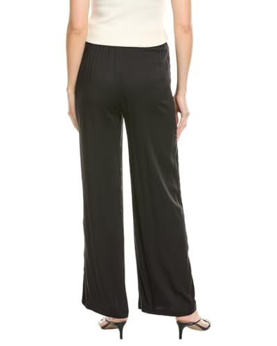 CHASER Womens Silky Woven Lace Inserts Leee Trouser, Xs, Black2