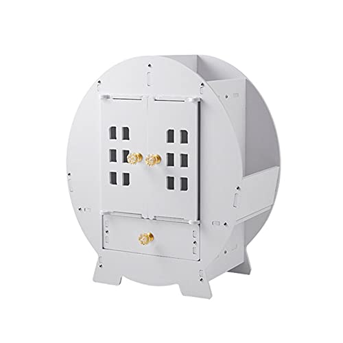 TOMYEUS Organizzatore di Trucco Scatola di immagazzinaggio cosmetico Desktop Grande capacità cosmetica Scatola con Porta Multi Funzione cassetto stoccaggio Rack stoccaggio Conservazione del Trucco