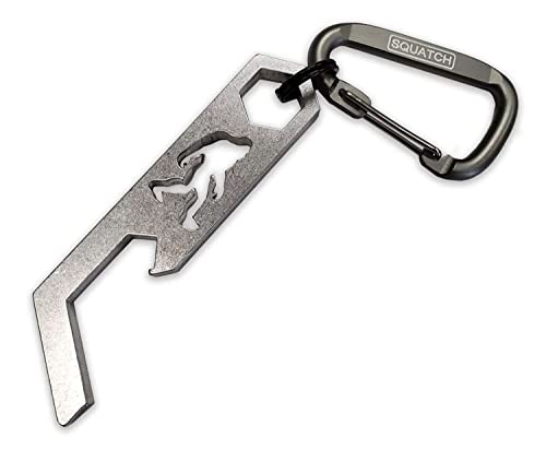 Bigfoot Utility Tool - MultiTool w/ 10mm wrench - Bottle Opener/Multi-Tool/SQUATCH Carabiner - Bigfoot/Sasquatch/Yeti/Camping/Hiking Gift - SQUATCH METALWORKS