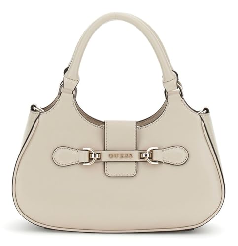 GUESS Nolana Girlfriend Satchel S Taupe : sac à main femme taupe multipoche