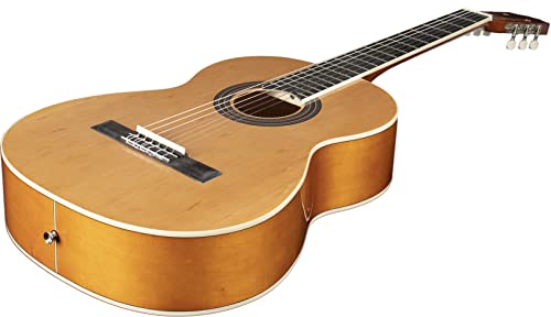 Stretton Classical Guitar Full Size 4/4 (39' inch) Spanish Style Classical Acoustic Guitar Package Nylon Strings. Ideal Beginner Acoustic Guitar Pack - Natural - Image 4