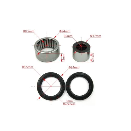 Varilla triangular de amortiguador trasero sin juego para YZF250F 450F 3