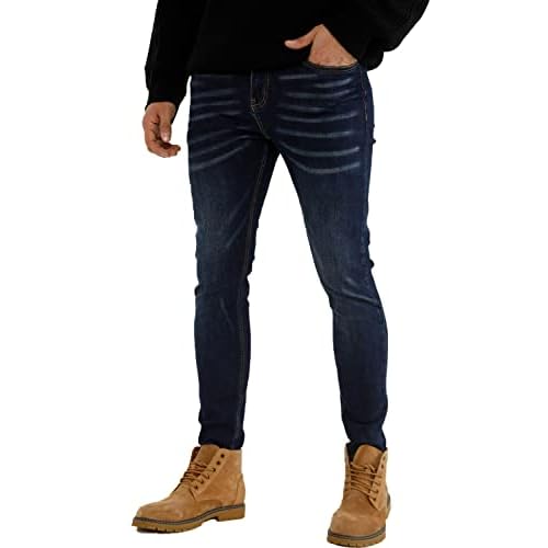 GINGTTO Mens Skinny Jeans Fashion Slim Fit Jeans Pants for Men Denim Size 30