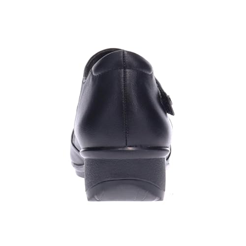 Revere Osaka Mary Jane - Premium Leather - Orthotic-Friendly Removable Insoles - Adjustable Strap - Arch Support - Stylish Wedges for All-Day Comfort3