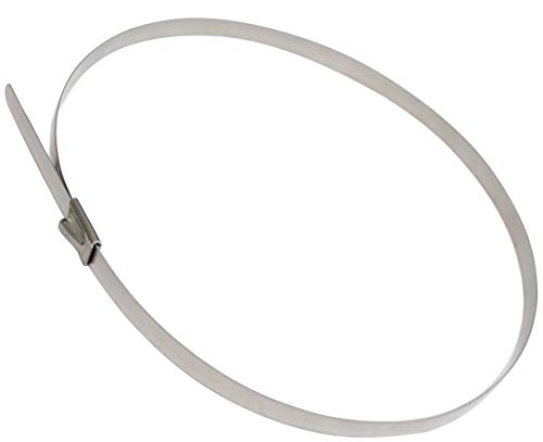 AERZETIX: 4.6mm x 360mm 36cm 10 Abrazaderas de sujeción bridas metálicas inox acero inoxidable resistente a los ácidos...