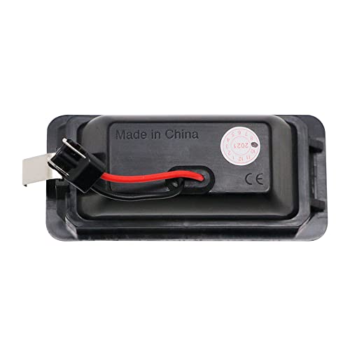 AUTO-STYLE Satz LED Nummerschildbeleuchtung kompatibel mit Volkswagen Up! 2011-2017 / Skoda Citigo 2012- / Seat Mii 2012- & Ibiza SC (6J) 2008-2012