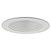 White Baffle Trim for 4-Inch Recessed Cans