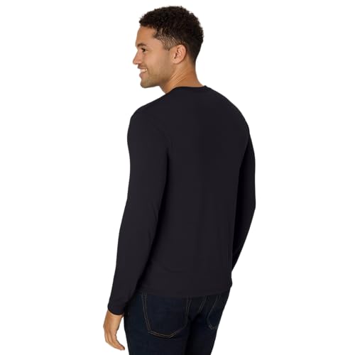 Hanes mens Hanes Originals Men's Tri-blend Long Sleeve Henley Henley Shirt