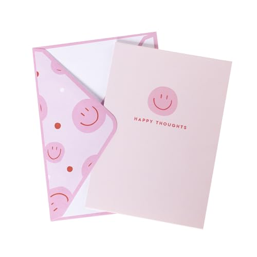 Image of Graphique Smiley Face Boxed Cards, 16 Pack Set, All Occasion Greeting Cards with Envelopes, Blank Inside for Personalized Notes, 3.25 inch x 4.75 inch