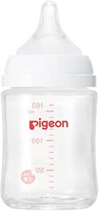 PIGEON ピジョン 母乳実感 哺乳びん 160ml 0ヵ月~ 早く冷める耐熱ガラス製 キズがつきにくく衛生的商品画像