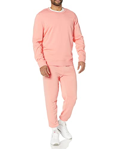 Amazon Essentials Men's Lightweight French Terry Jogger Pant (Available In Big & Tall), Peach, X-Large #TOP6