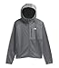 THE NORTH FACE Women's TNF Performance Fleece Full Zip Hoodie | Lightweight Sweatshirt with Hood, Elastic Binding & Secure Zip Pockets, Smoked Pearl, X-Large