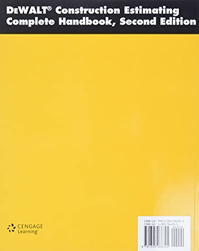 DEWALT Construction Estimating Complete Handbook: Excel Estimating Included - Image 2