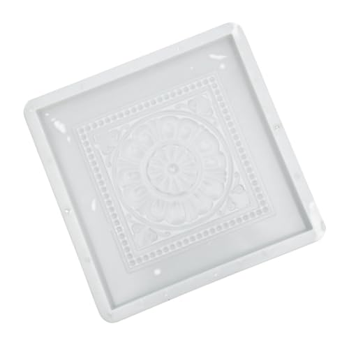 Genérico Molde Reutilizable de Plástico para Baldosas de Cemento Tanglian 5 Plantilla 40X40X35 CM para Pavimento de Hormigón y Exteriores Molde Práctico para Adoquines Cuadrados de