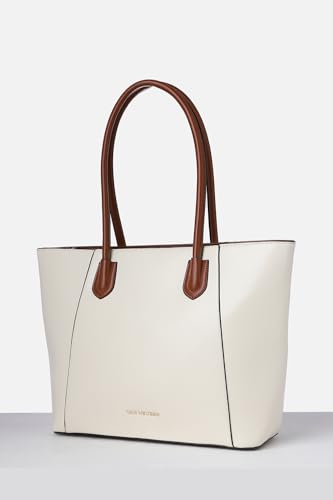 Image of Van Heusen Women's Vogue Laptop Bag|Classic Offwhite Bag | Fits Upto 13 Inch Laptop | Office Bag