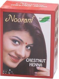 Henna Based Hair Color and Herbal Powder in USA | Ships from California (1 ( 6 Pouch x 10g ), CHESTNUT HENNA)