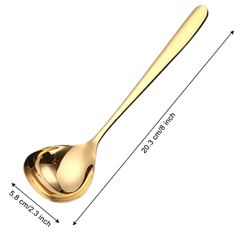 Gudoqi CE2026B Soup Ladle, 3 Pack Durable 304 Stainless Steel thumb #1