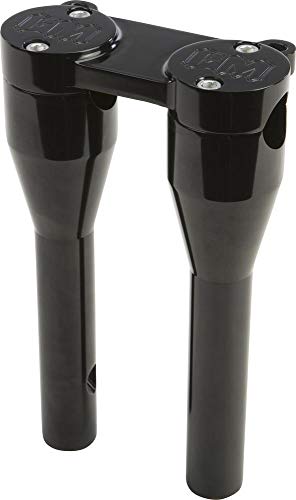 Forbidden Motorcycles 825-05008 Handlebar Fm Risers With Gauge Mount Tabs - 11In. - Black #TOP22