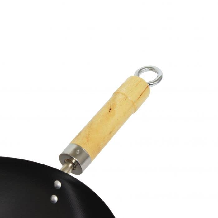 Wok de acero carbono antiadherente 14" TrueCraftware miniatura 5