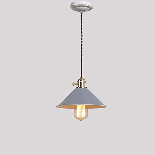 Éclairage extérieur pendentif lumière et lustre plafonnier rétro gris
