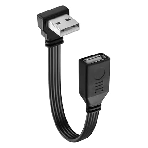Câble USB 2.0 JSADZKJ 90 degrés Cover