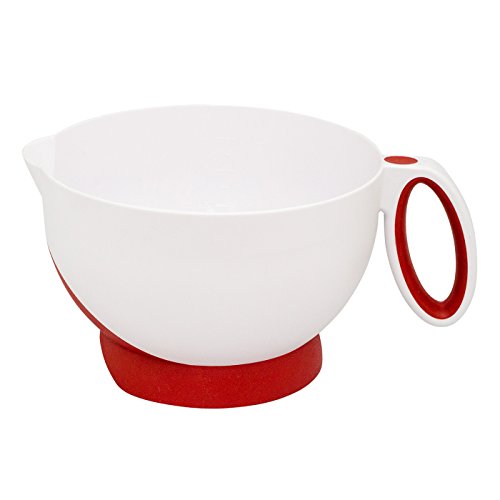 Cuisipro Deluxe Batter Bowl Mezclador con Asa y Medidas Rojo miniatura 1